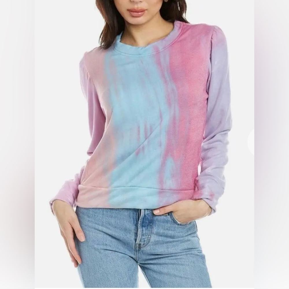 Johnny Was X Amanda Bond Tie Dye Giselle Sweatshirt Sweater Women Large Knit NWT